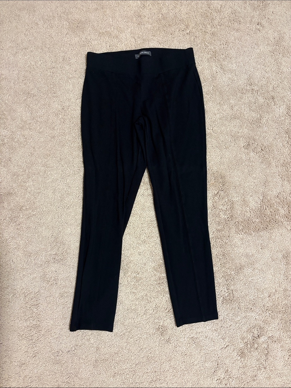 Black Ponte Skinny Pants
